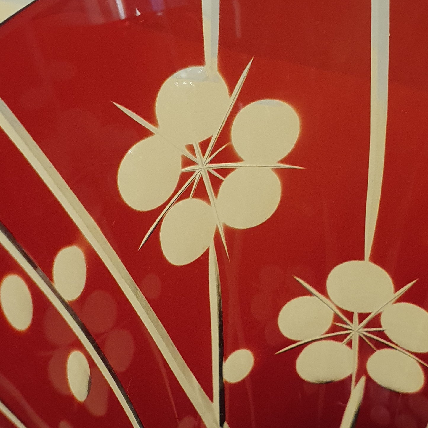紅色切子花瓶(已售)
