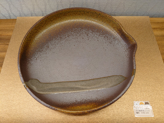 啡色圖案碟27CM(SOLD)