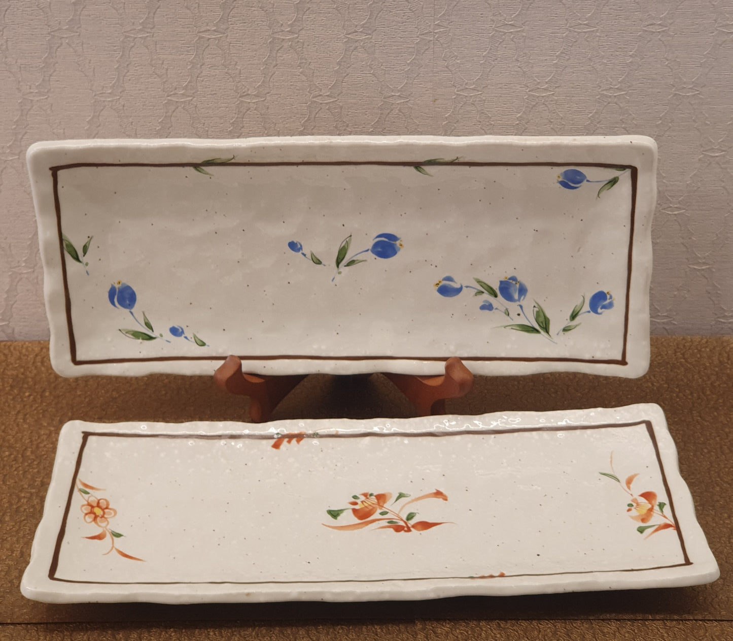 長形小花碟(SOLD)