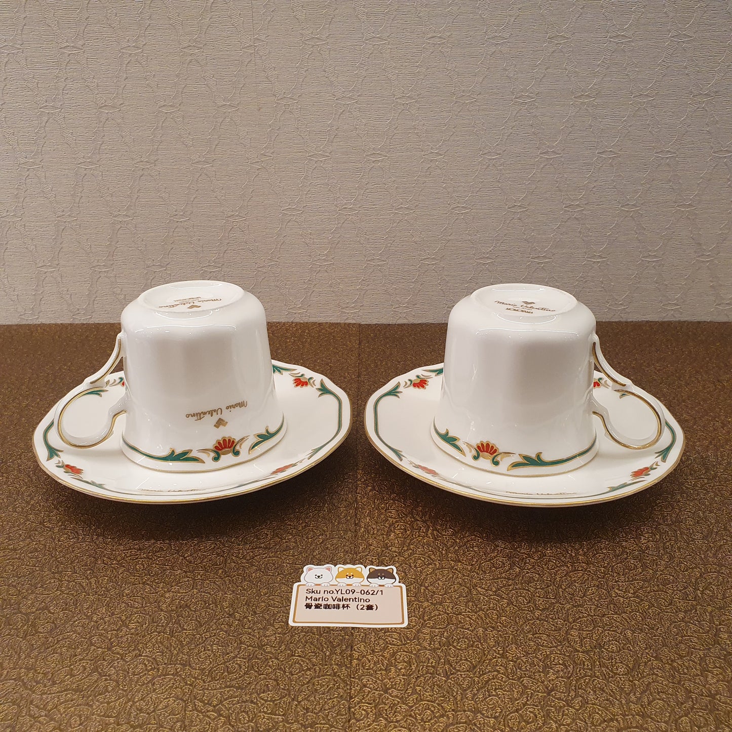 Mario Valentino骨瓷咖啡杯2PCS(SOLD)