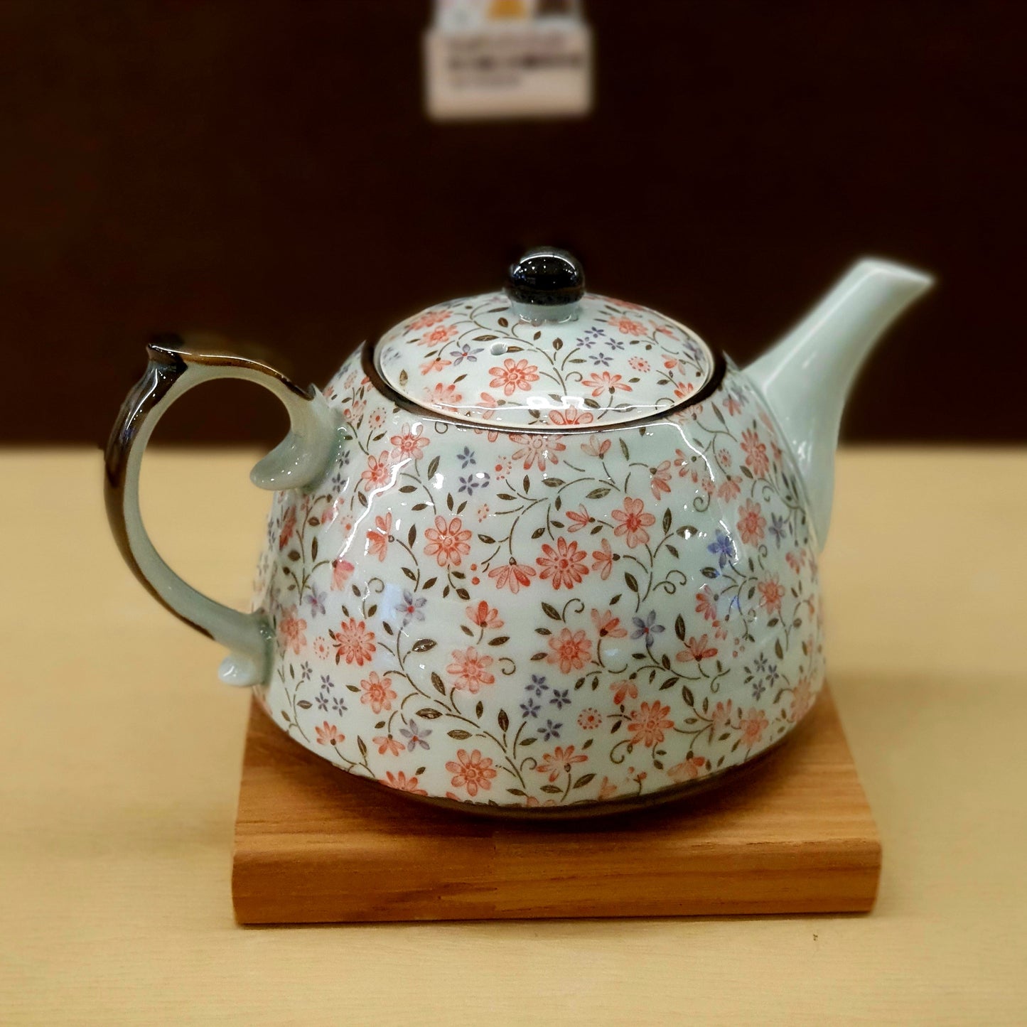 有田燒古染圖案茶壺(已售)
