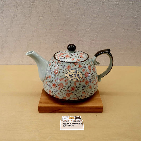 有田燒古染圖案茶壺(已售)