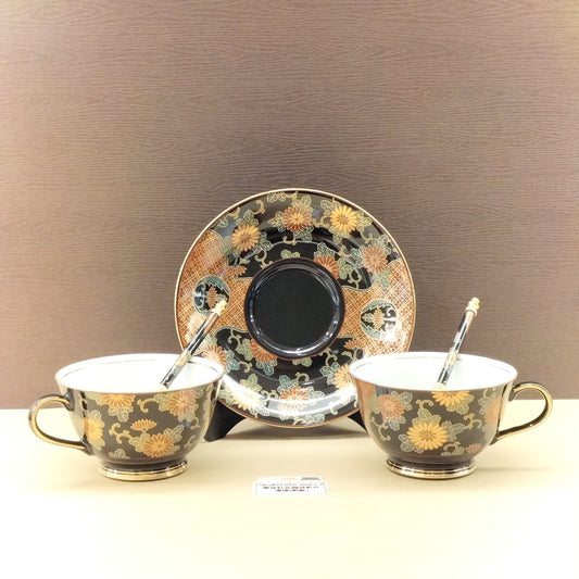 青藍窯黑釉咖啡對杯(SOLD)