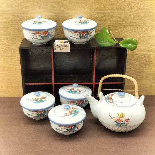 桃花茶壺連杯(已售)