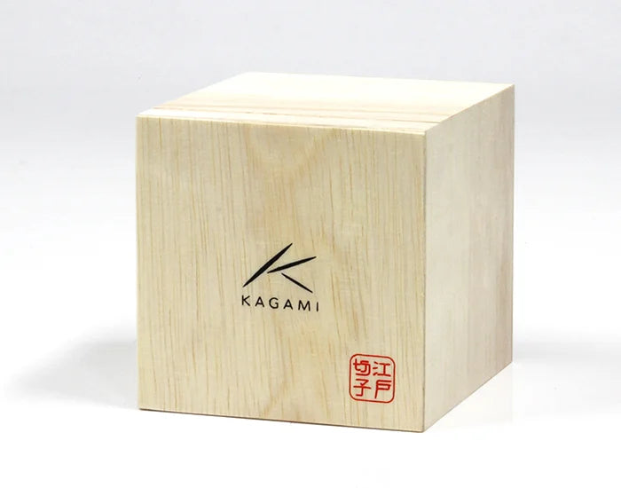 (SOLD)職人篠崎英明 片口壺 墨青 /KAGAMI/江戶切子/木盒裝